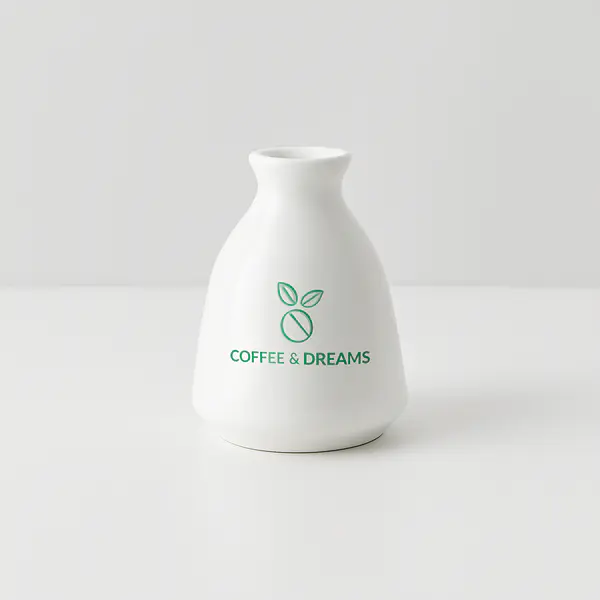 Modern Ceramic Vase - White